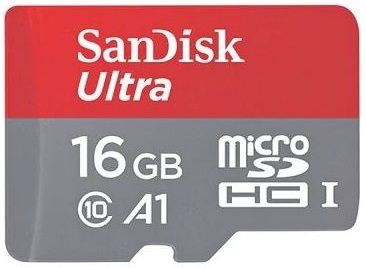 16 GB microSD card