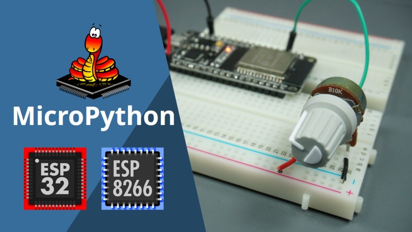 ESP32 ESP8266 Analog Readings with MicroPython