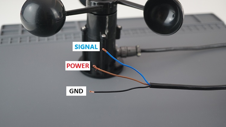 Anemometer, Wind Sensor Pinout