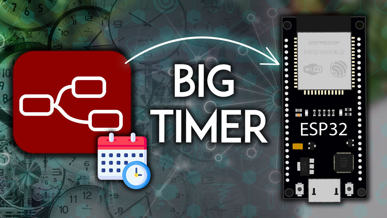 ESP32 Time-Based Events using Node-RED and Big Timer