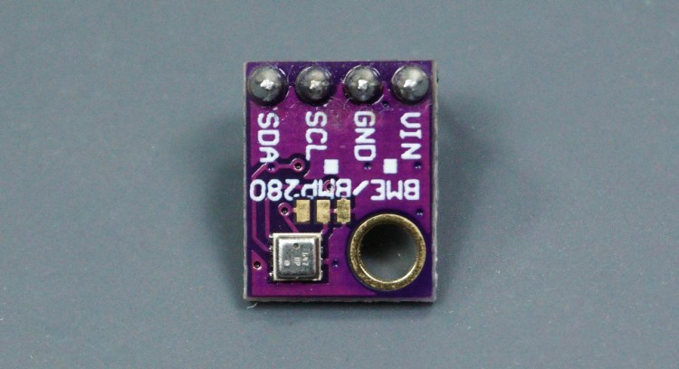 BME280 sensor temperature, humidity, and pressure