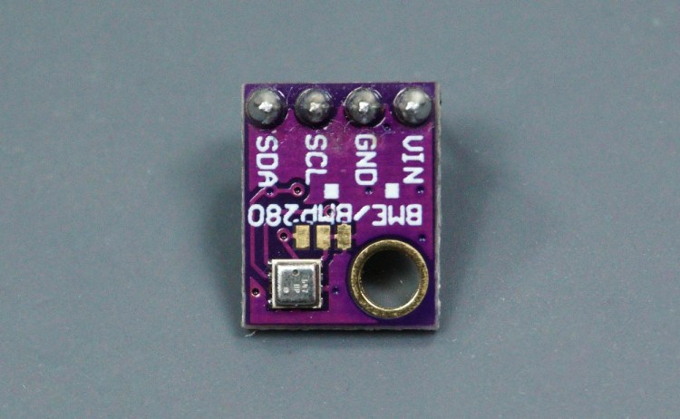 BME280 Sensor I2C Module reads pressure, temperature, and humidity