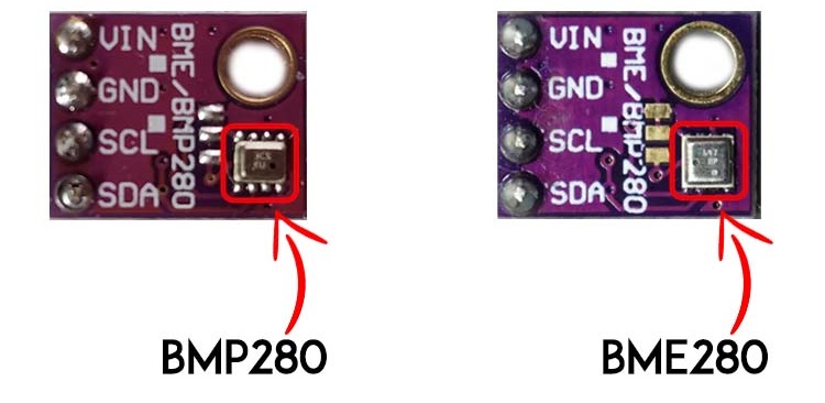 BMP280 vs BME280