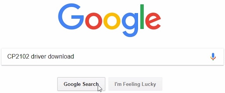 CP2102 chip ESP32 drivers download