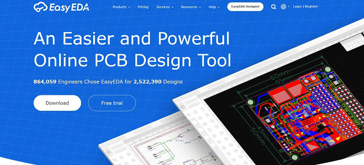 Designing the Circuit and PCB with EasyEDA