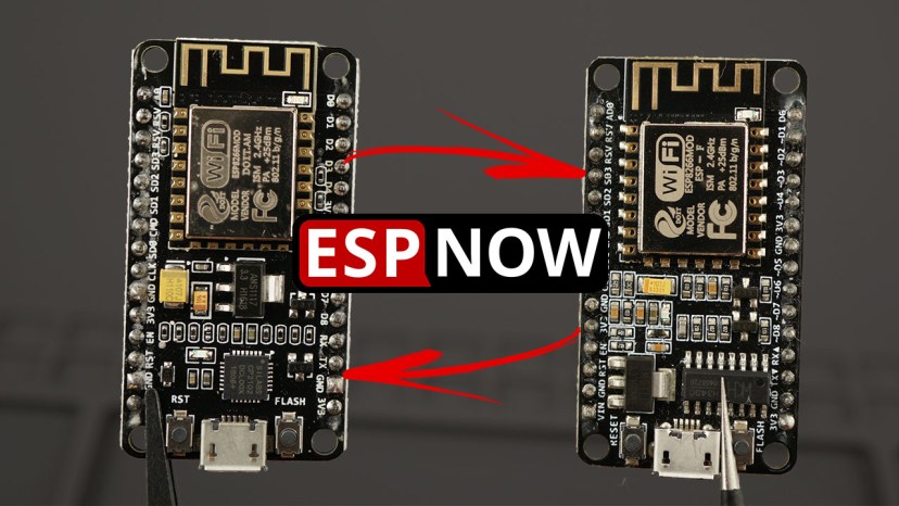 ESP-NOW Two-Way Communication Between ESP8266 NodeMCU Boards