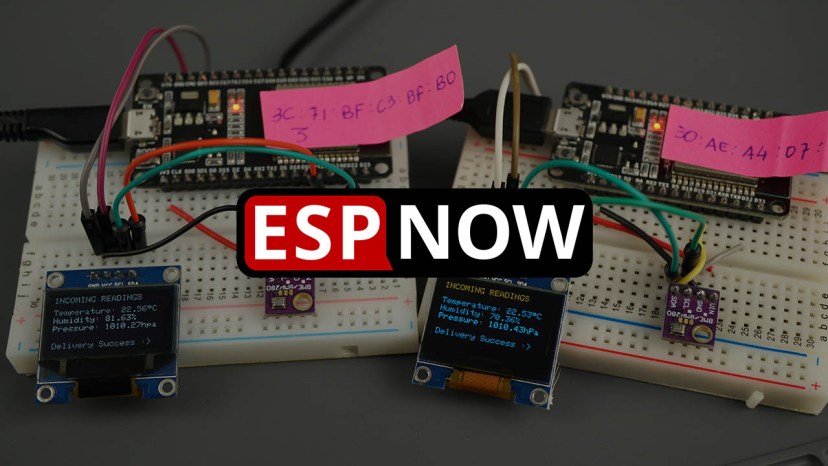 ESP-NOW Two-Way Communication Between ESP32 Boards