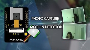 ESP32-CAM Motion Detection with Photo Capture (saves to microSD card)