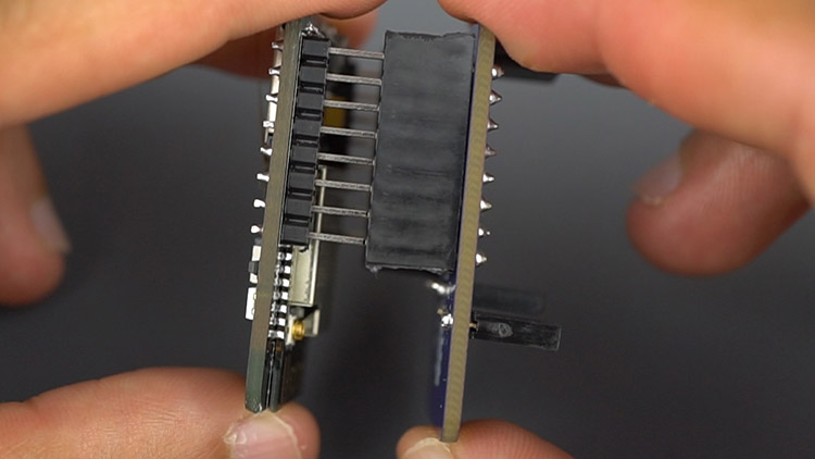 ESP32-CAM Shield PCB Stack to AI Thinker Module