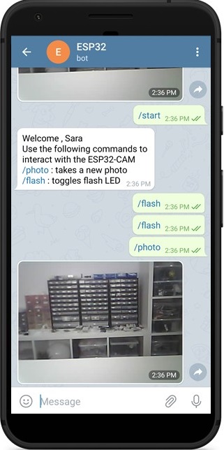 ESP32-CAM Take and Send Photo to Telegram Demonstration