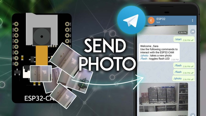 Telegram: ESP32-CAM Take and Send Photo (Arduino IDE)