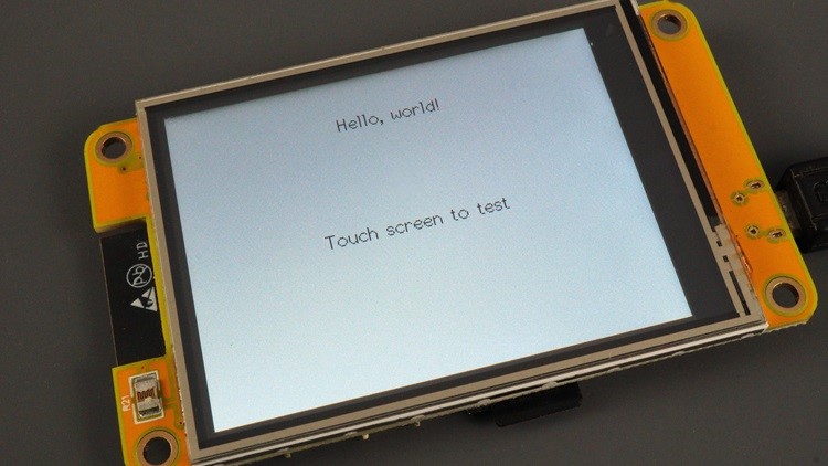 ESP32 Cheap Yellow Display CYD Board ESP32-2432S028R Touchscreen Demonstration