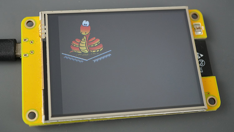 ESP32 Cheap Yellow Display CYD Board Load Raw Image File MicroPython