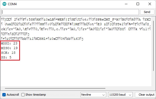 ESP32 Finding out the Default SPI pins