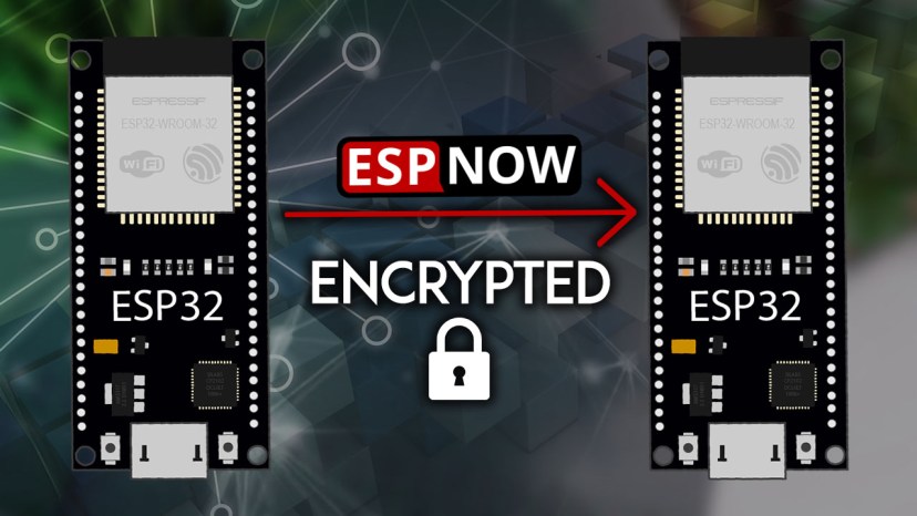 ESP32 ESP-NOW Encrypted Messages Arduino IDE