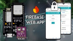 ESP32 ESP8266 NodeMCU Firebase Web App to Display Sensor Readings with Authentication