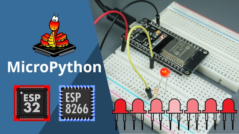 ESP32/ESP8266 PWM with MicroPython Dim LED