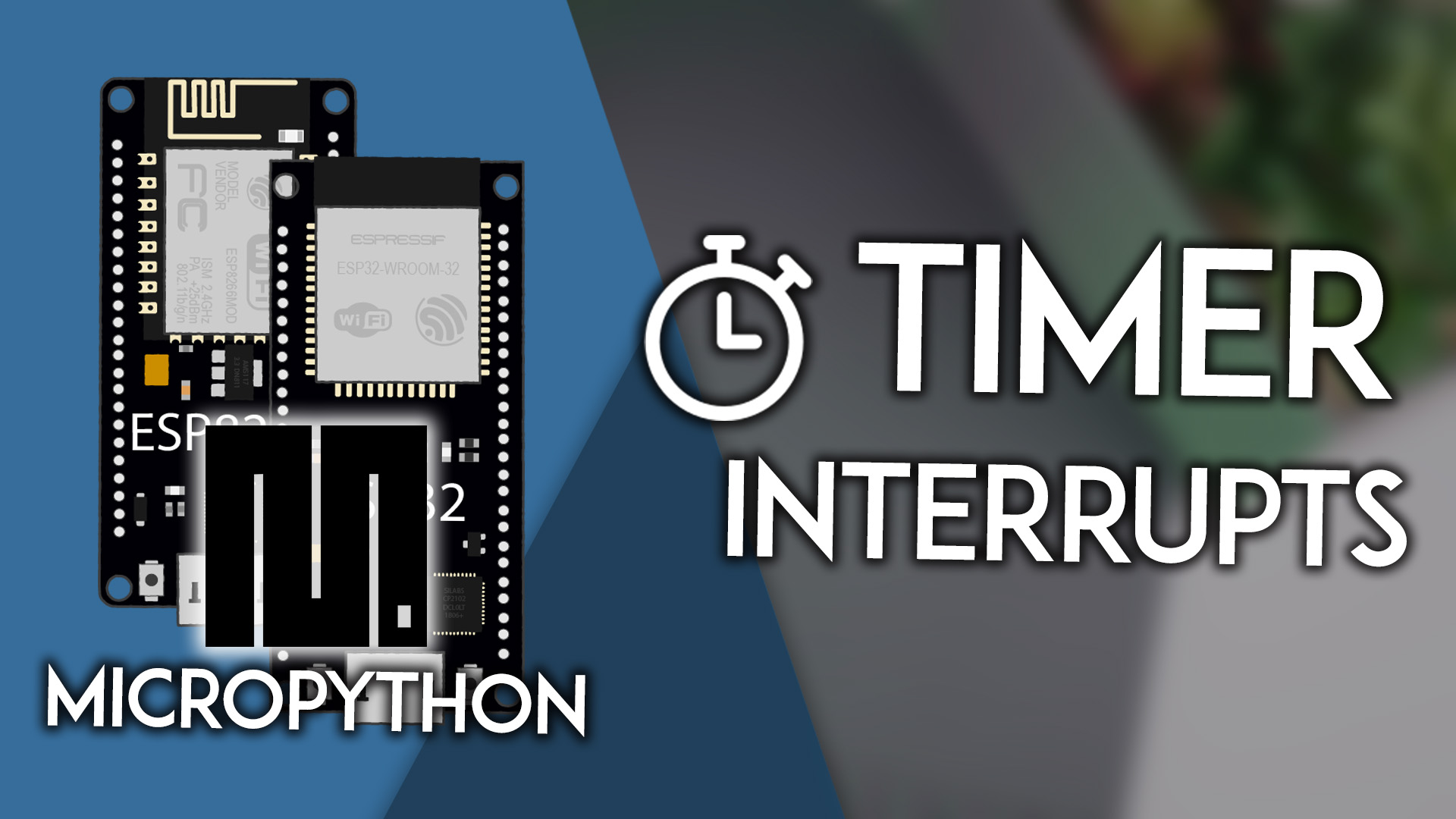 MicroPython Timer Interrupts with the ESP32 ESP8266 NodeMCU