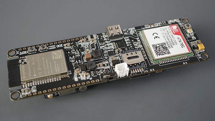 ESP32 LILYGO TTGO T-A7670G Dev Board overview