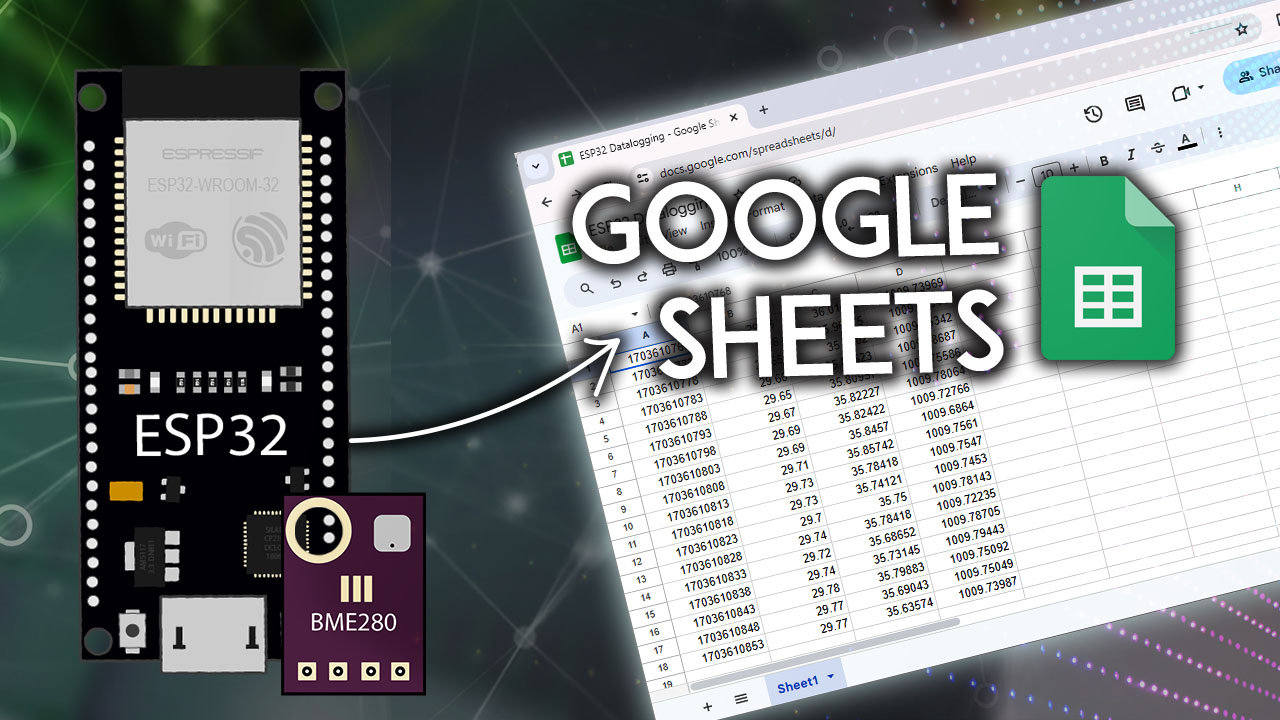 ESP32 Datalogging to Google Sheets using Google Service Account
