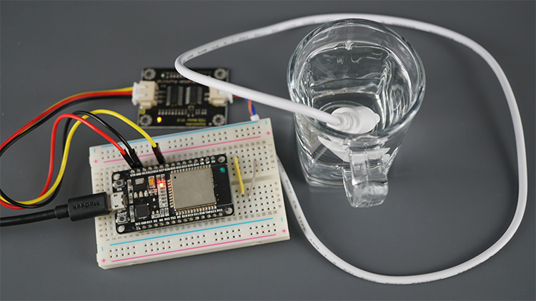 ESP32 with TDS sensor water quality