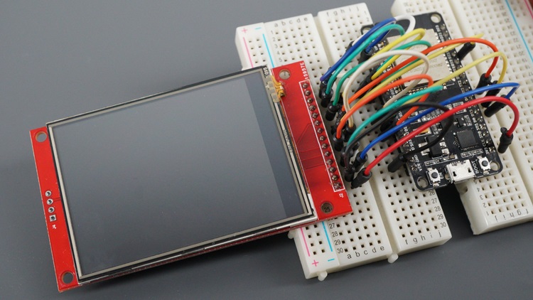 Wiring TFT LCD Touchscreen display to ESP32
