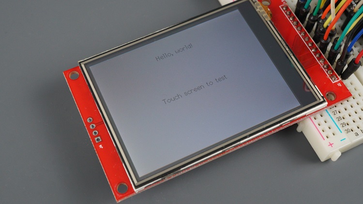 ESP32 with TFT Touchscreen LCD Write Text