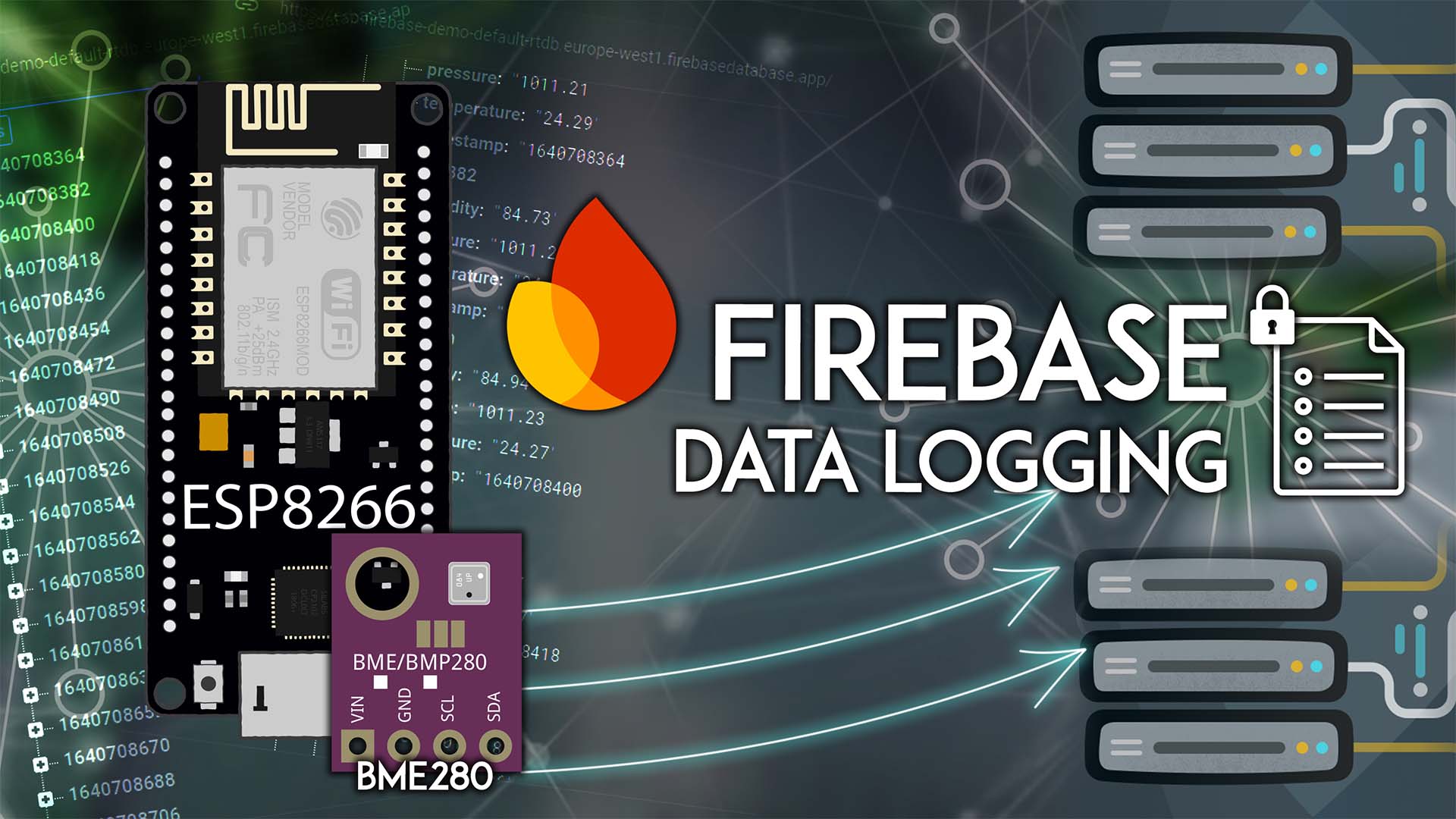 ESP8266 NodeMCU Data Logging to Firebase Realtime Database