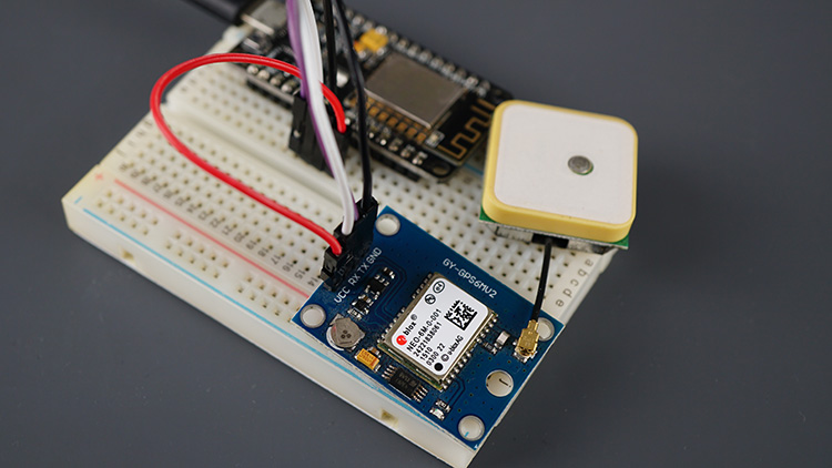 ESP8266 NodeMCU with NEO-6M GPS Module