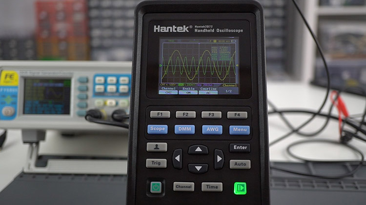 Hantek 3 in1 2d72 oscilloscope 2-channel
