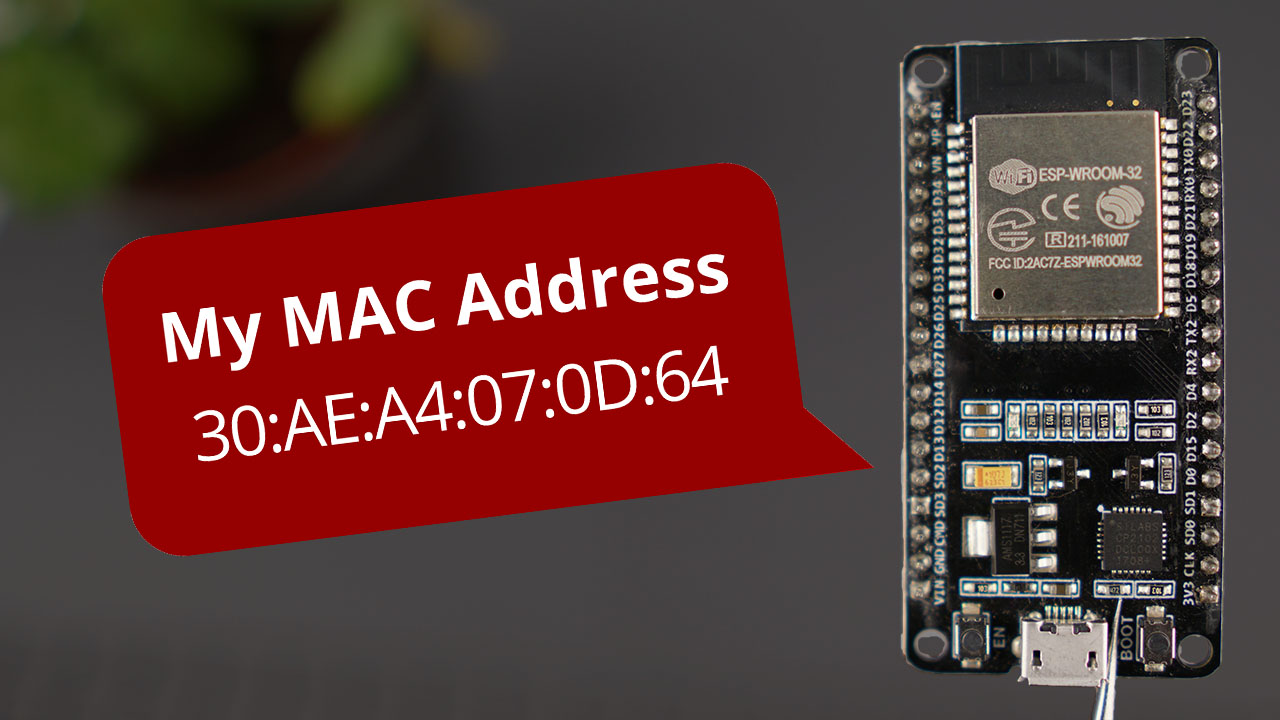 Get ESP32 or ESP8266 MAC Address and Change It (Arduino IDE)