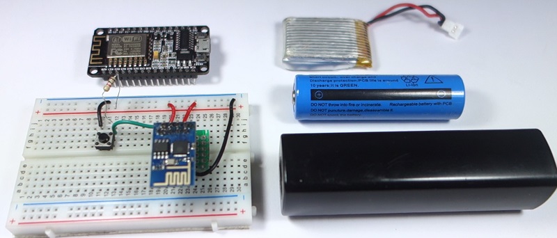 ESP8266 Deep Sleep and Wake Up Sources