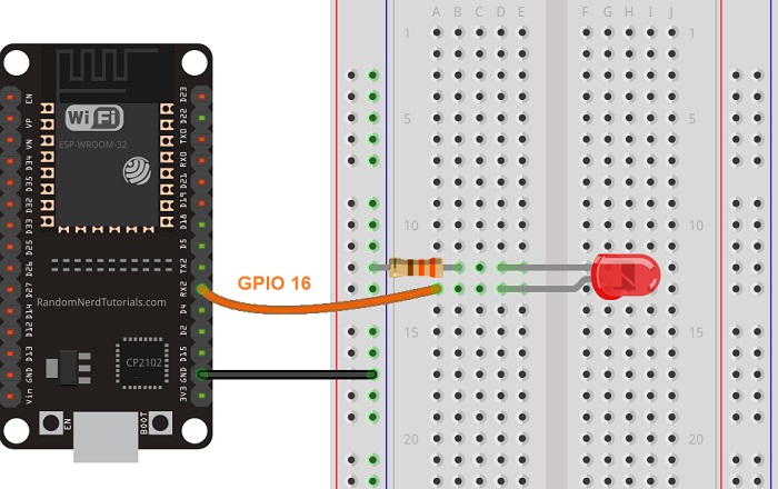 Dimming an LED with the ESP32