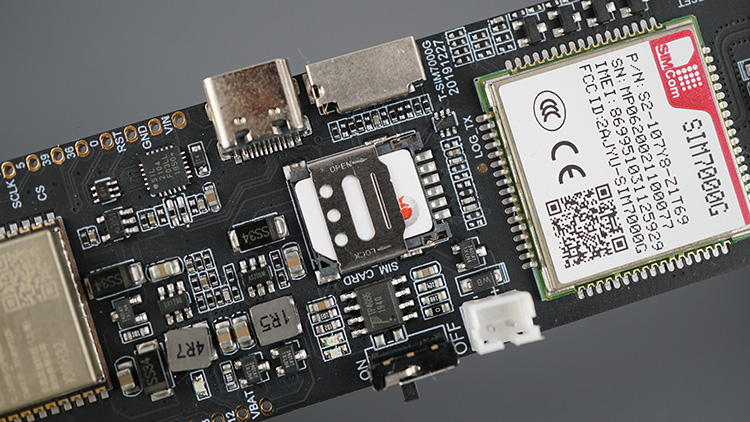 LILYGO T-SIM7000G ESP32 nano SIM card