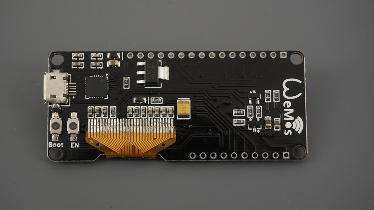 WeMos Lolin32 ESP32 built-in OLED Display SSD1306 BOOT button and RESET Enable button