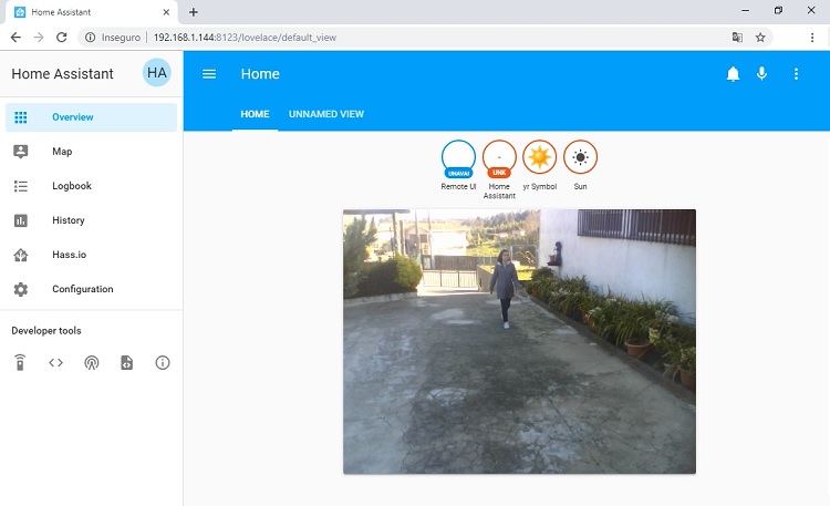 ESP32-CAM camera board surveillance IP Cam home assistant
