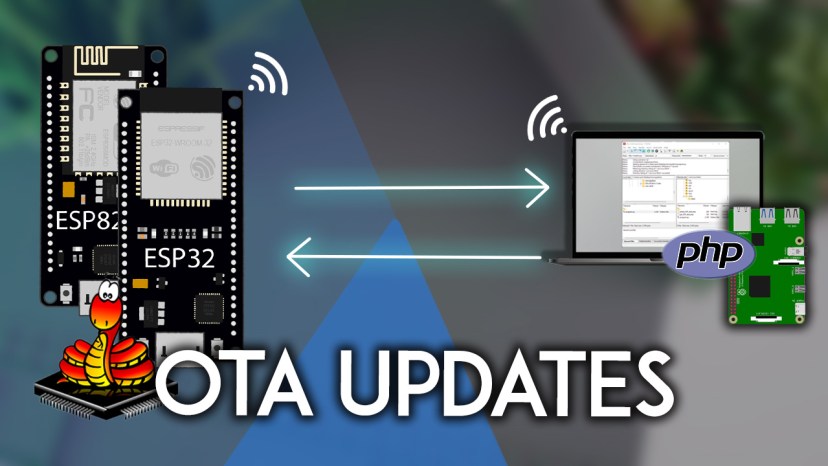 ESP32 ESP8266 NodeMCU MicroPython OTA Updates via PHP Server