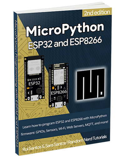 MicroPython Programming ESP32 ESP8266 eBook 2nd Edition cover