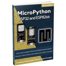 MicroPython Programming ESP32 ESP8266 eBook 2nd Edition cover square