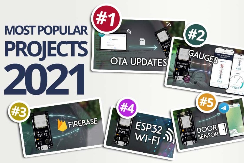 Most Popular Projects 2021 Random Nerd Tutorials