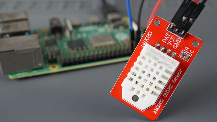Raspberry Pi with DHT22 Circuit
