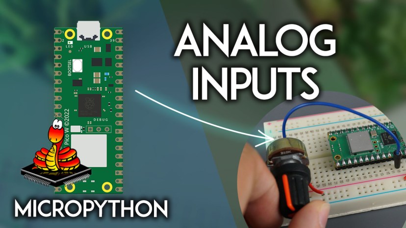 Raspberry Pi Pico Analog Readings with MicroPython