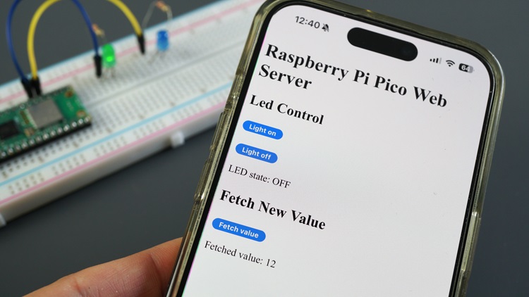Raspberry Pi Pico Asynchronous web server