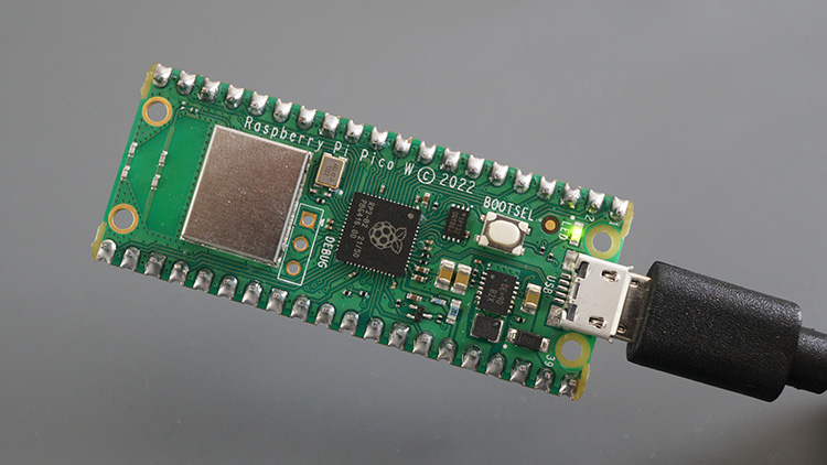 Raspberry Pi Pico W onboard LED on