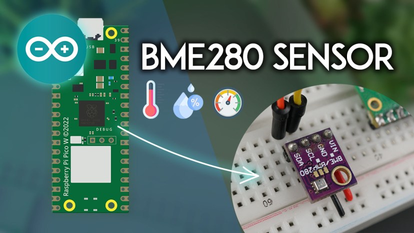 Raspberry Pi Pico with BME280 Get Temperature Humidity and Pressure Arduino IDE