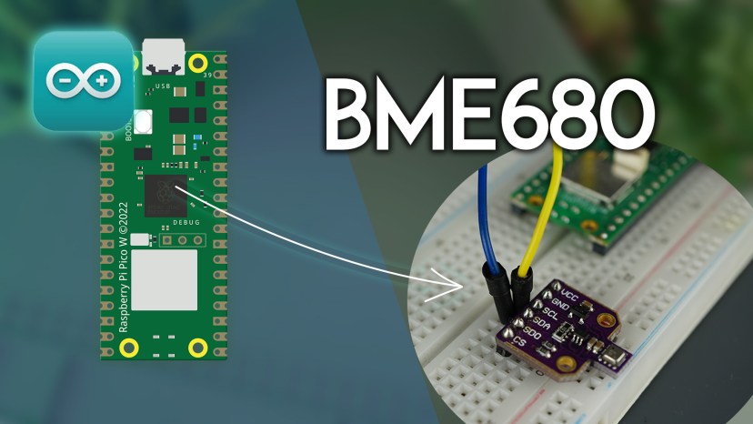 Raspberry Pi Pico BME680 Environmental Sensor Arduino IDE