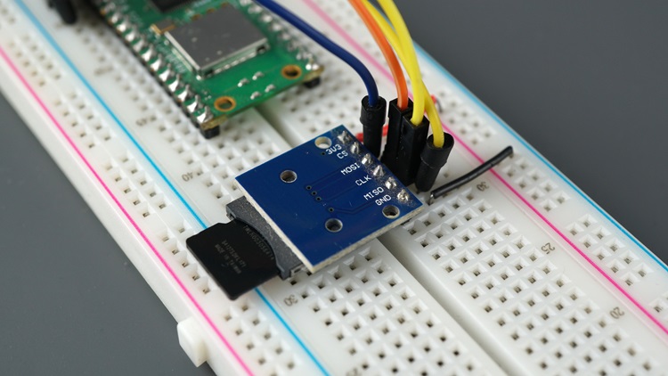 Raspberry Pi Pico log data to microsd card