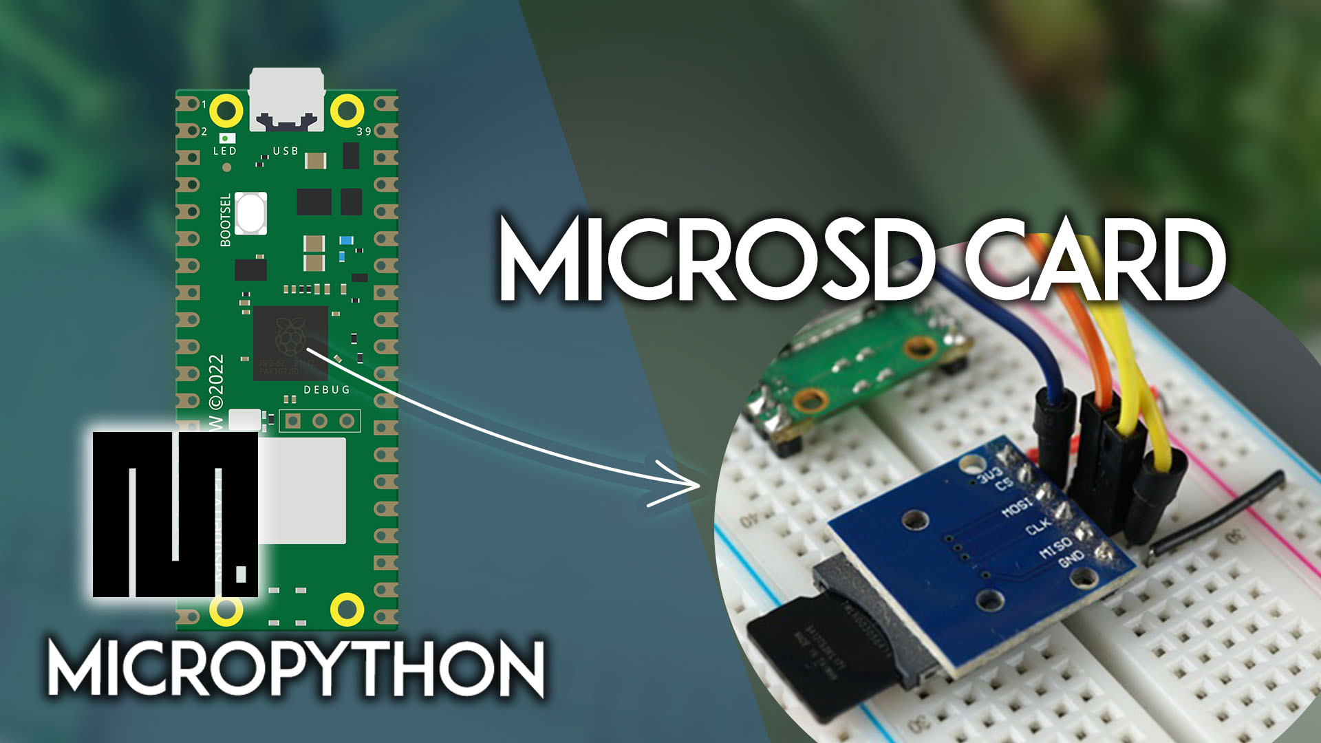 Raspberry Pi Pico MicroSD Card Guide with Datalogging Example MicroPython