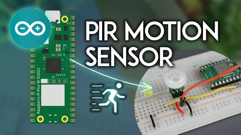 Raspberry Pi Pico: Detect Motion using a PIR Sensor Arduino IDE