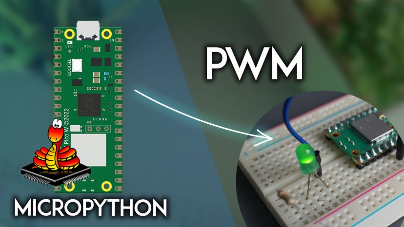 Raspberry Pi Pico PWM with MicroPython Fading LED